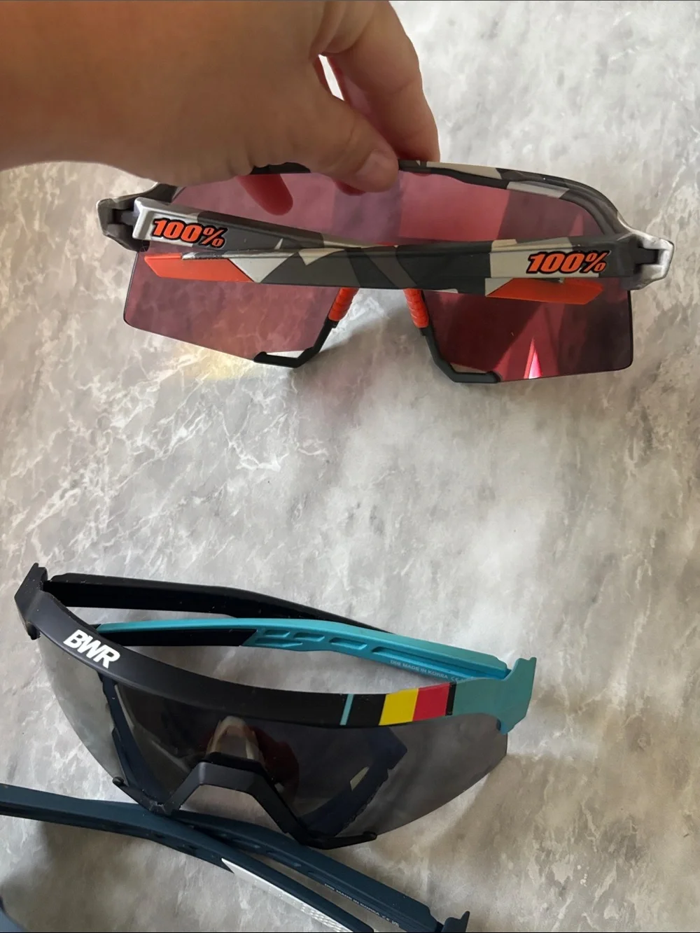 100% ride Performance Men's Sport Sunglasses - 5 for 250$